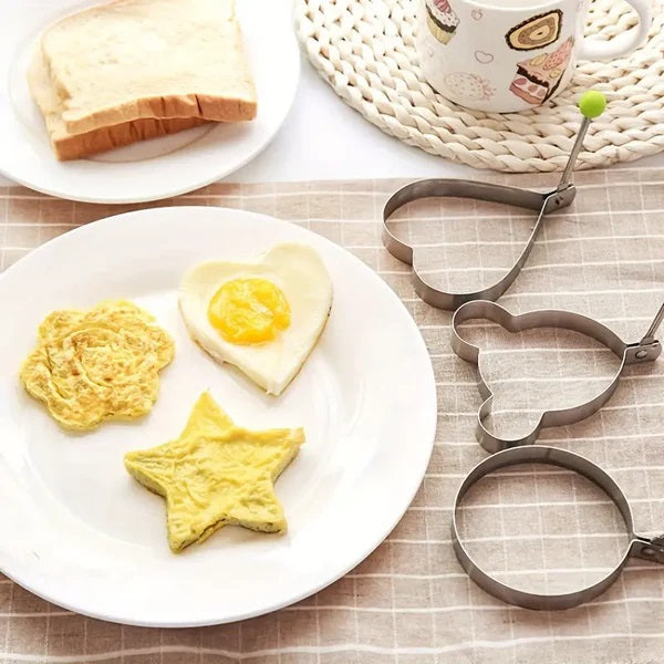 5 pieces Stainless Steel Egg Fryer -
