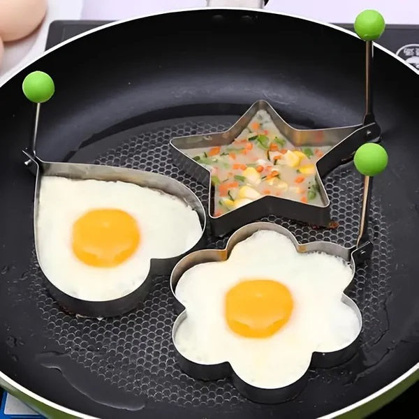 5 pieces Stainless Steel Egg Fryer -
