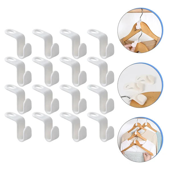 40 Pcs Clothes Hanger Connecting Hooks –