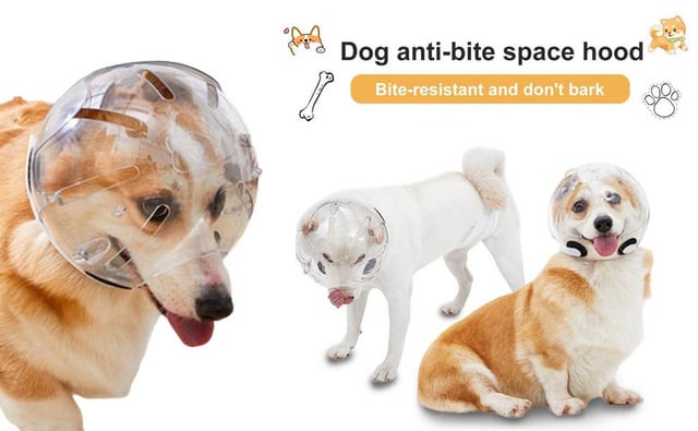 Anti-bite dog protective Head cover