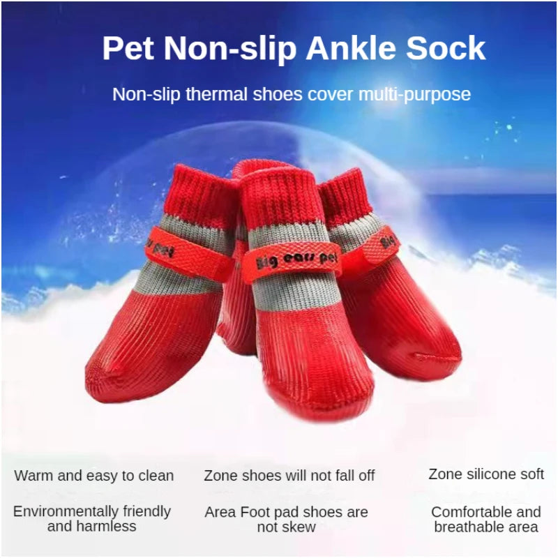 Waterproof dog shoes