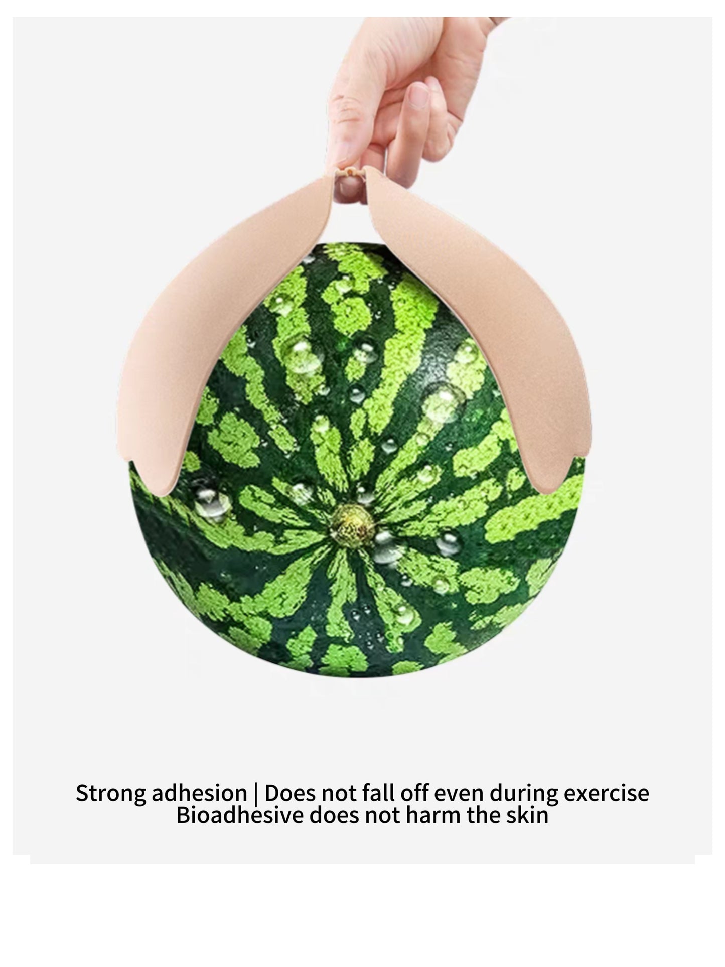 Strapless adhesive bra
