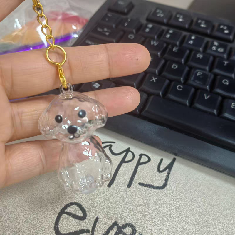 Dog Hair Storage Pendant Keychain