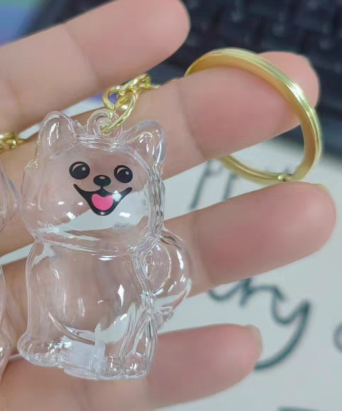 Dog Hair Storage Pendant Keychain