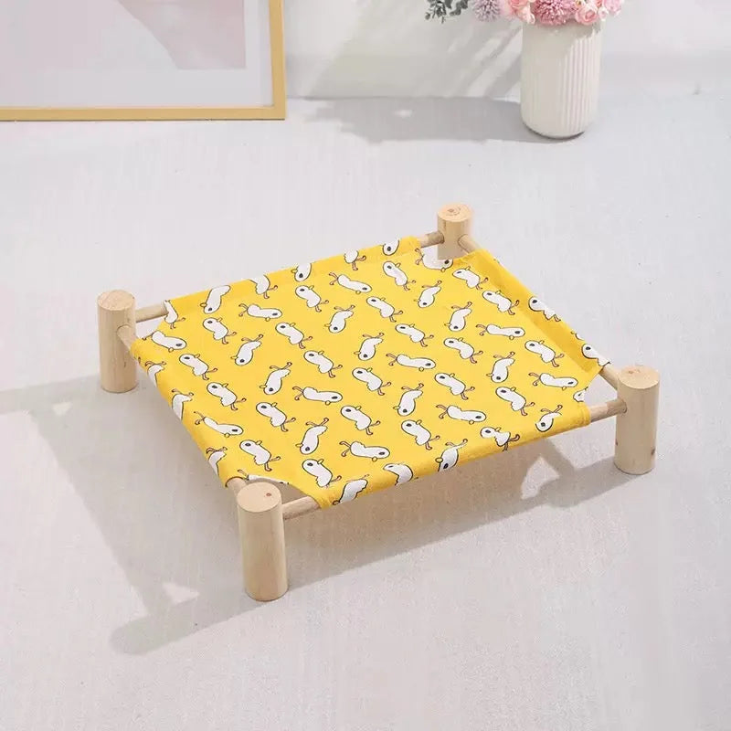 Pet wooden bed