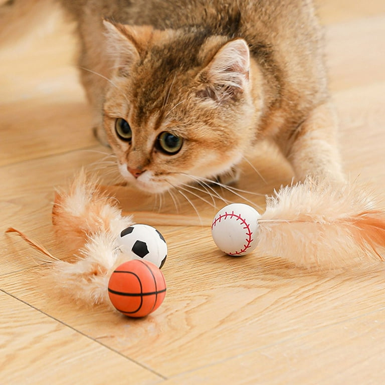 3 Pcs Cat bouncy balls
