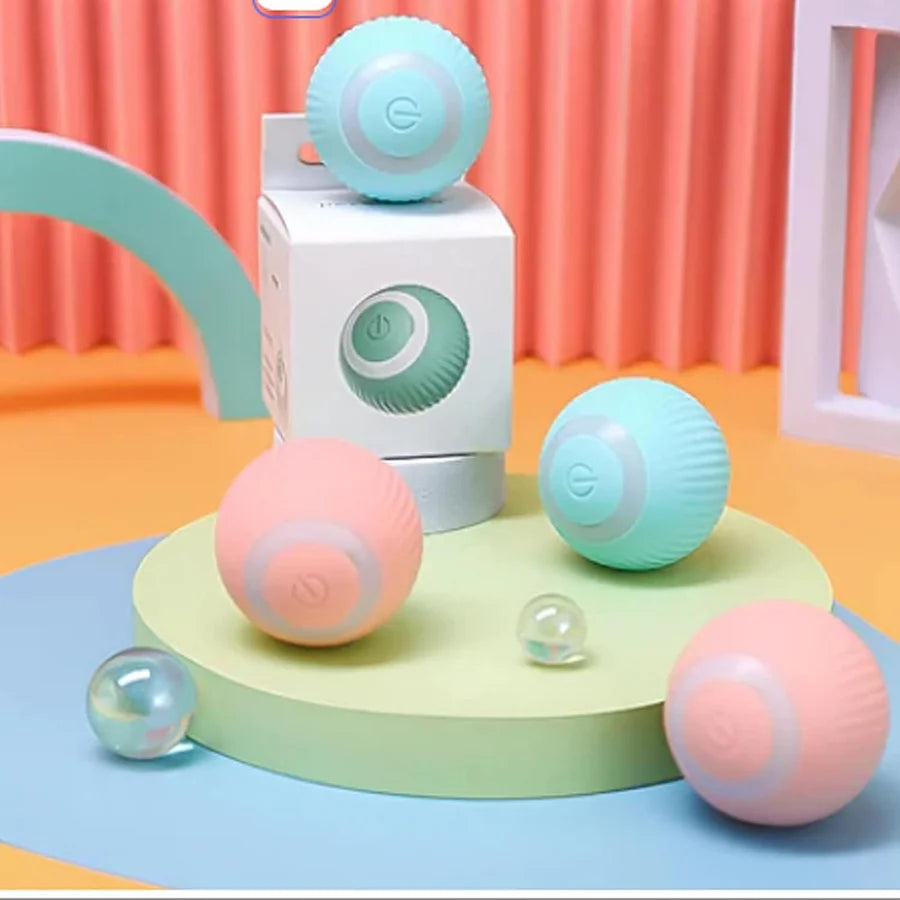 Automatic rotating ball toy