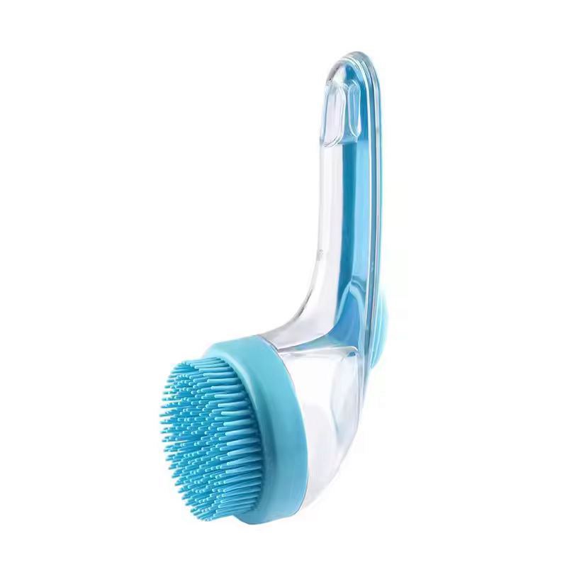 Pet silicone bath brush ๐