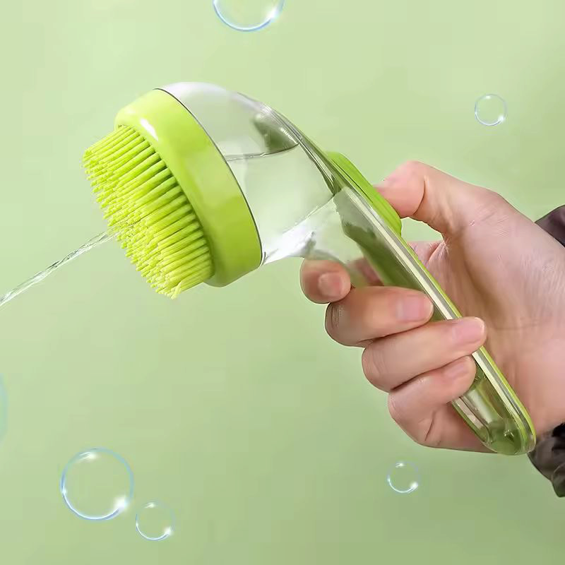 Pet silicone bath brush ๐