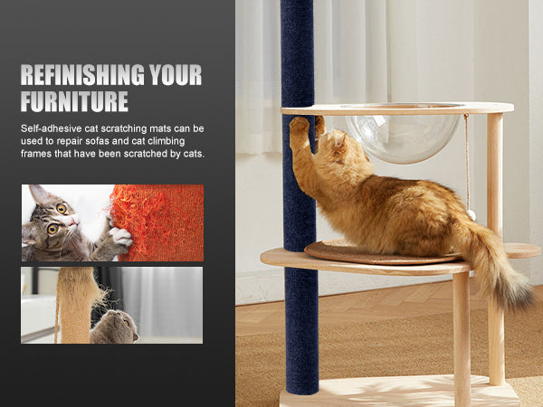 Furniture protective cat scratching post (2PCS 39.4"x15.8)