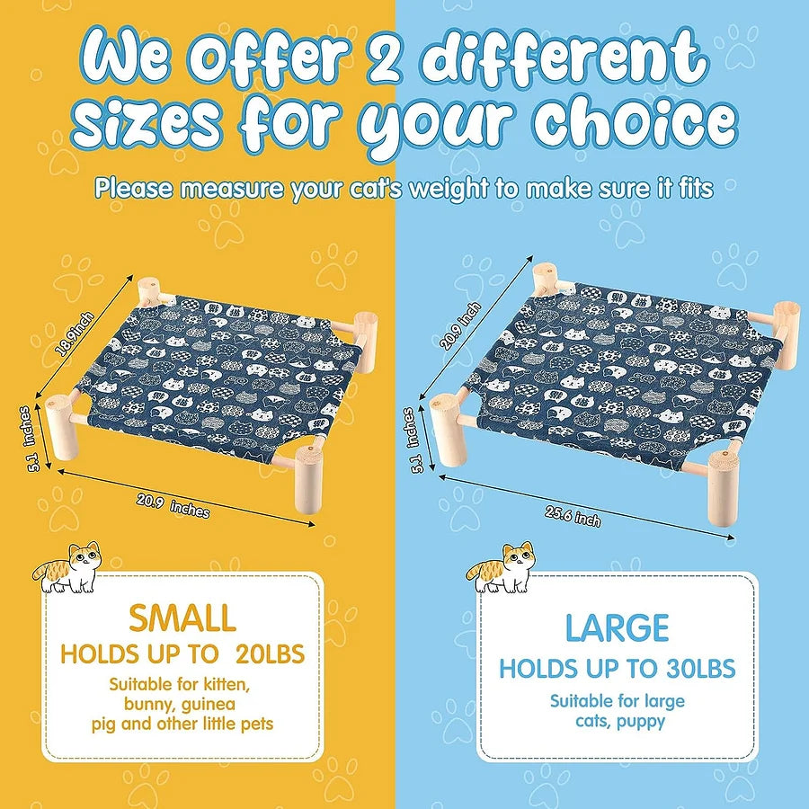 Pet wooden bed
