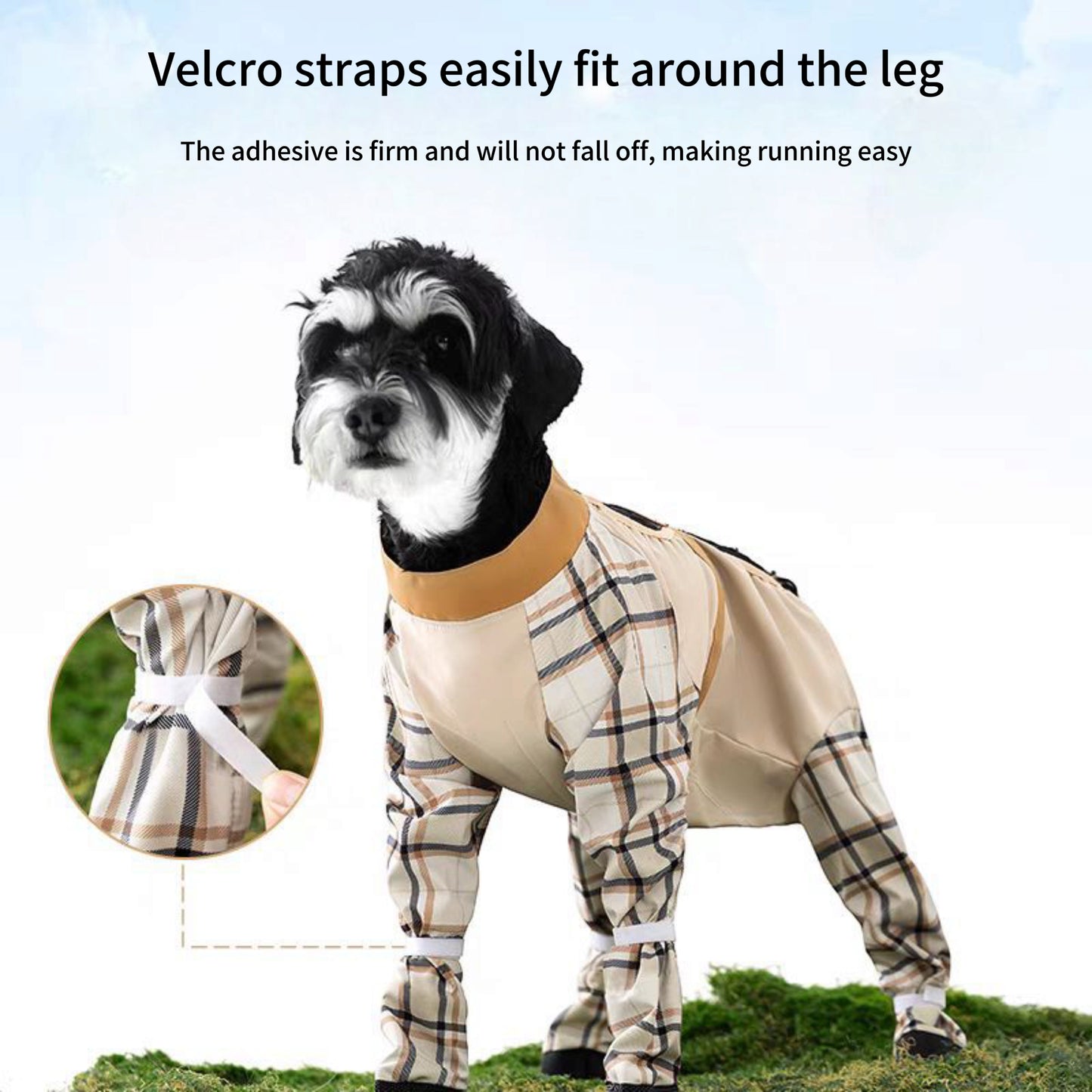 Four leg anti-dirty jumpsuit