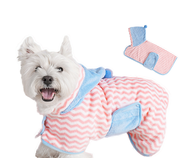 New Quick Drying Pet Bathrobe Towel