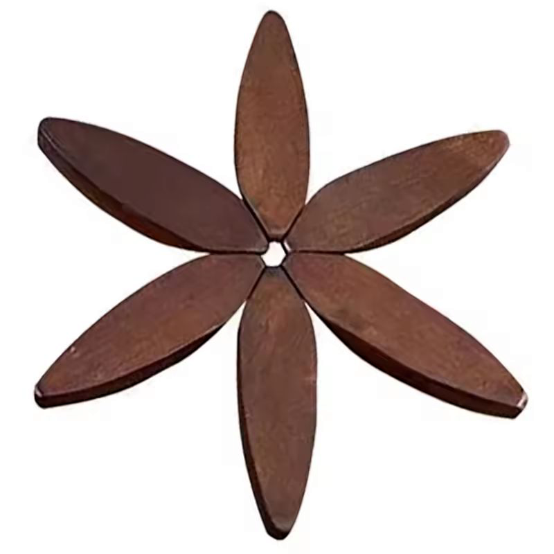 4PCS Wooden Trivets for Hot Dishes
