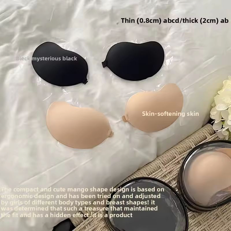 Strapless adhesive bra