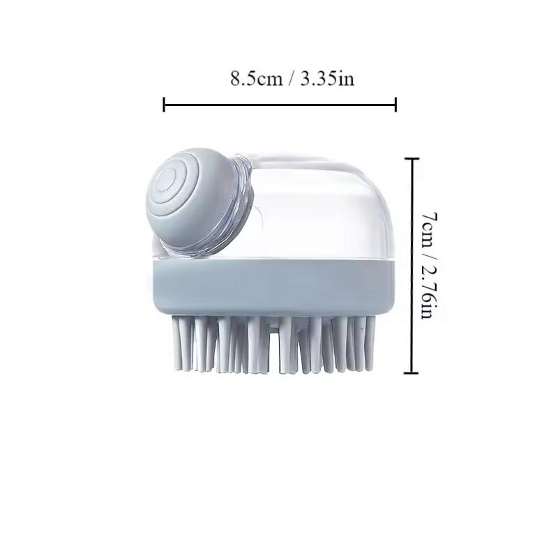 Gentle massage bath brush