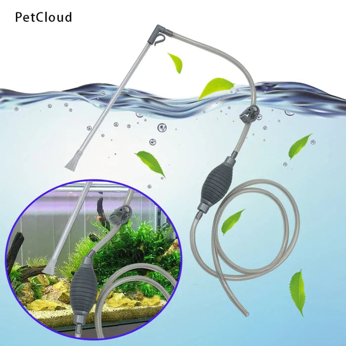 Aquarium Siphon Semi-automatic Water Change Changer Fish Tank Water Change Pump Gravel Filter Aquarium Water Cleanger Tools