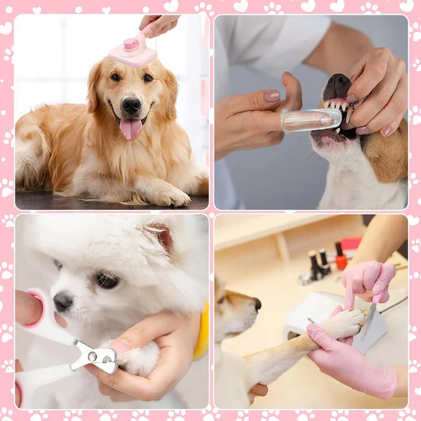 8-Piece Cat & Dog Grooming Set –