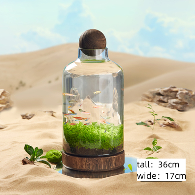 Drifting bottle ecological aquatic grass tank