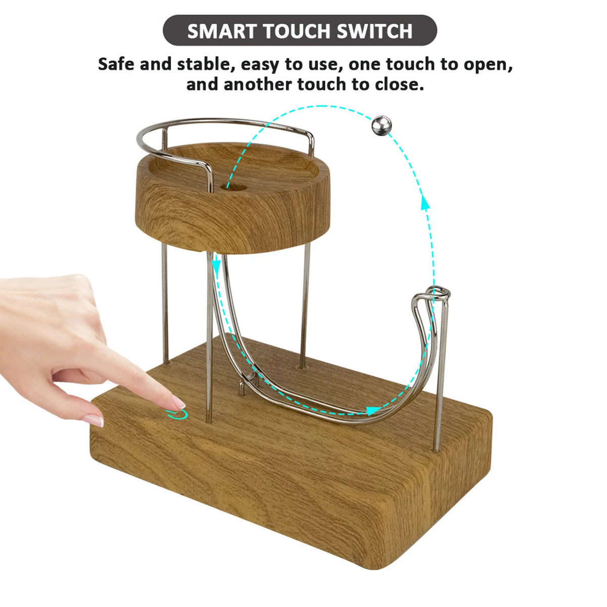 Educational Perpetual Motion Desk Toy With Touch Switch