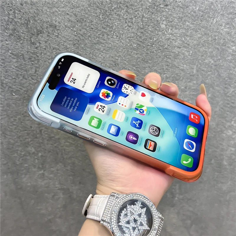 Magnetic Ripple Wave iPhone Case – Shockproof Matte