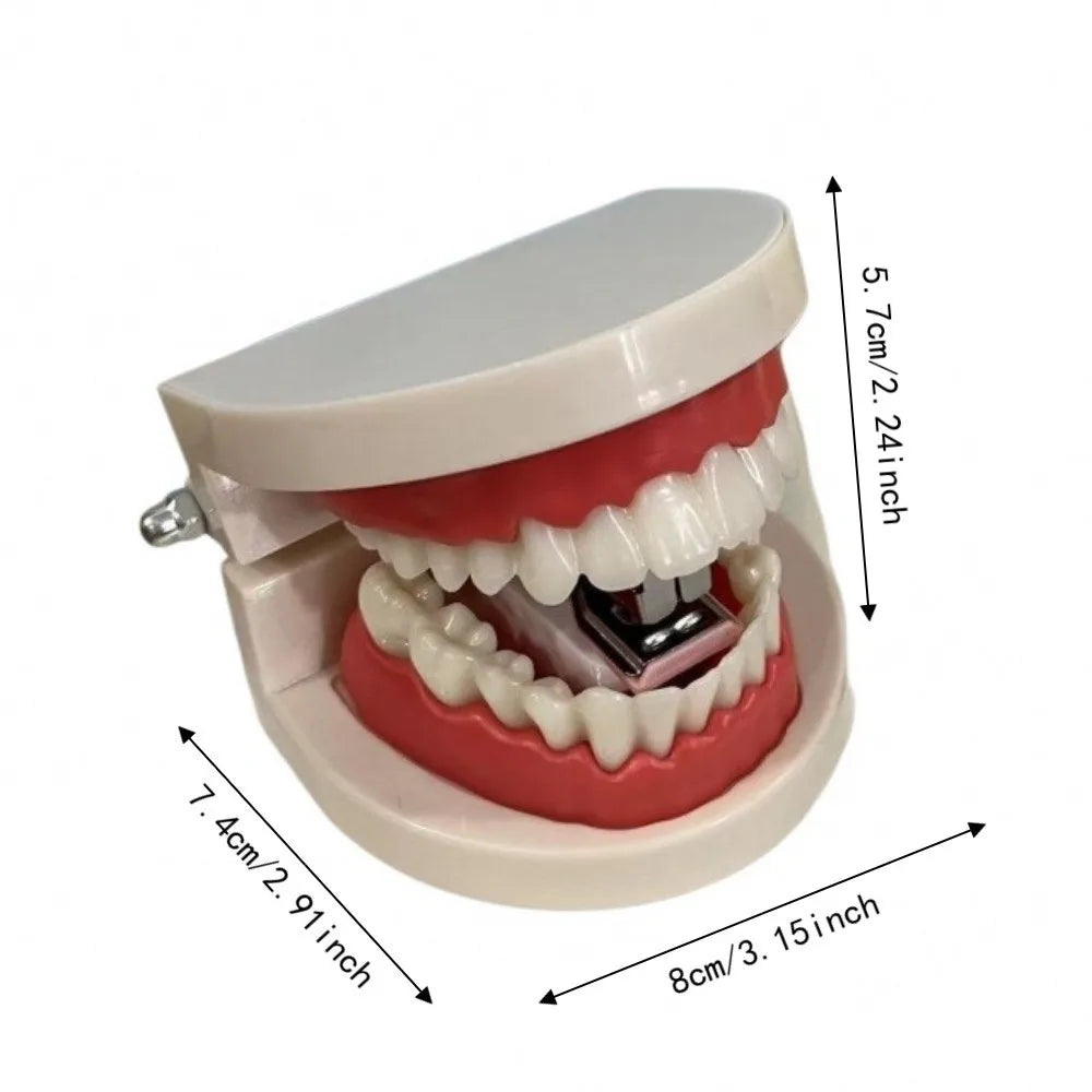 Mini Denture Model Stapler – Funny Novelty Desk Prop