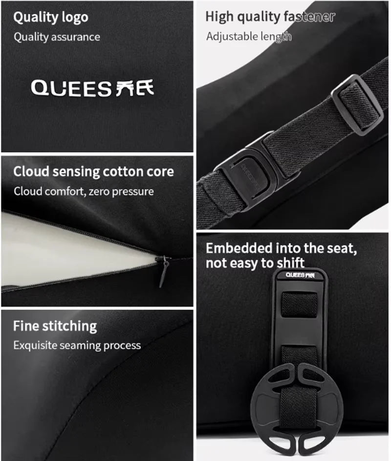 Car Lumbar Support Cushion Set – Washable Backrest & Neck