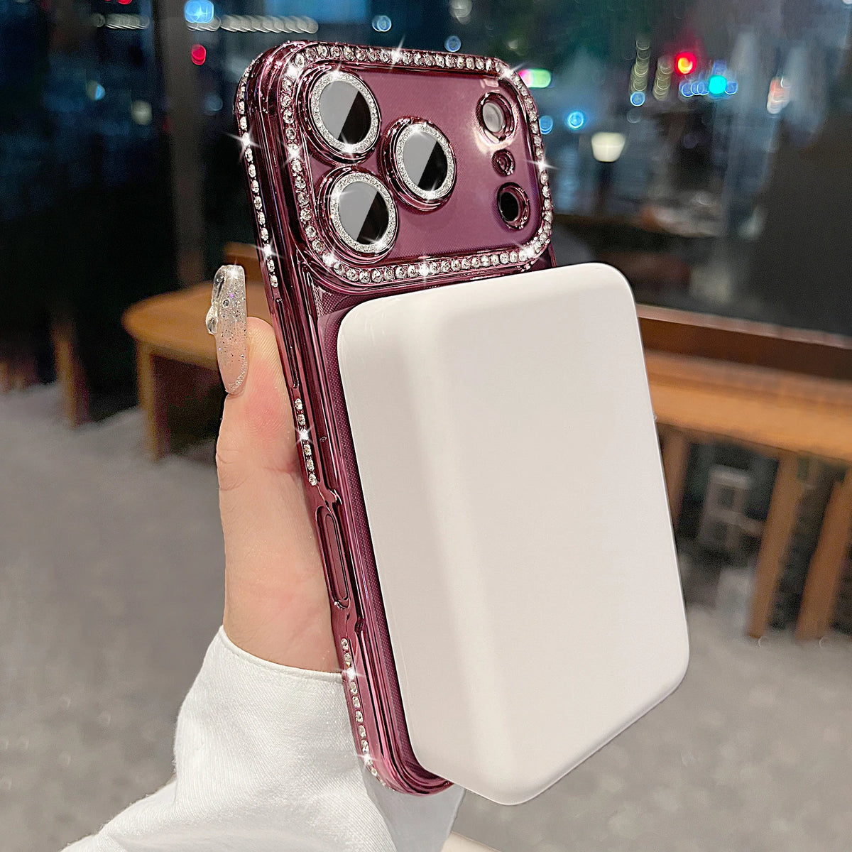Magnetic MagSafe iPhone Case – Bling Diamond Protection
