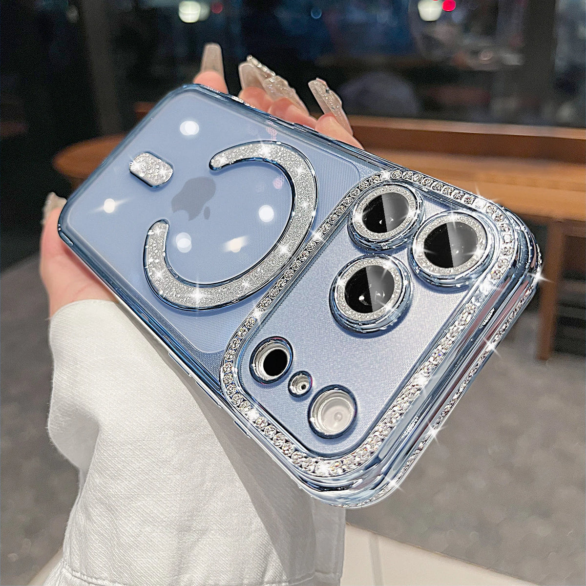 Magnetic MagSafe iPhone Case – Bling Diamond Protection