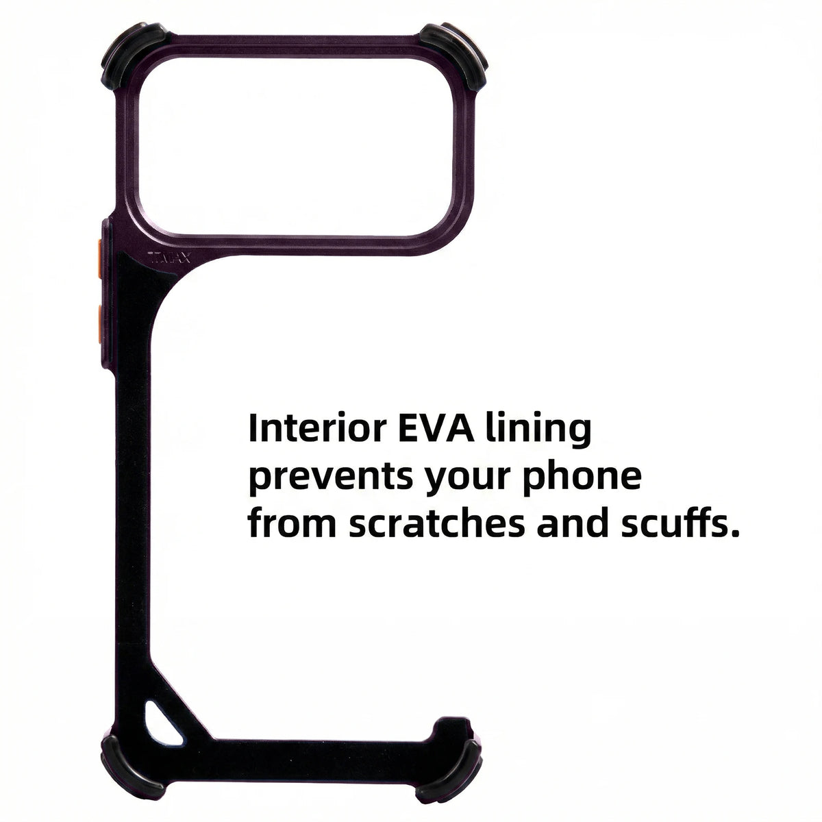 Aluminum Shockproof Bumper Case With Camera Kickstand