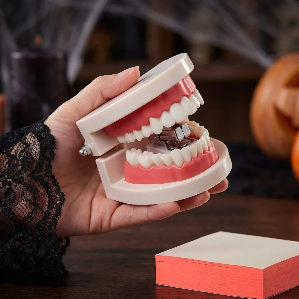 Mini Denture Model Stapler – Funny Novelty Desk Prop