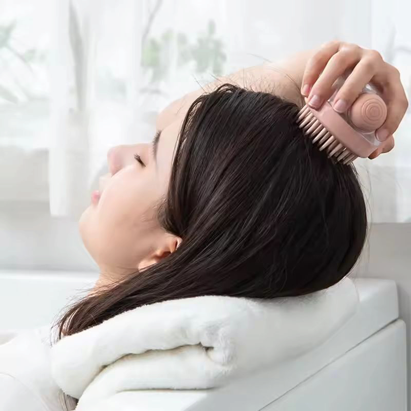 Gentle massage bath brush