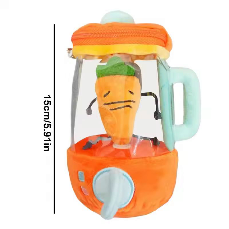 Carrot juicer plush toy