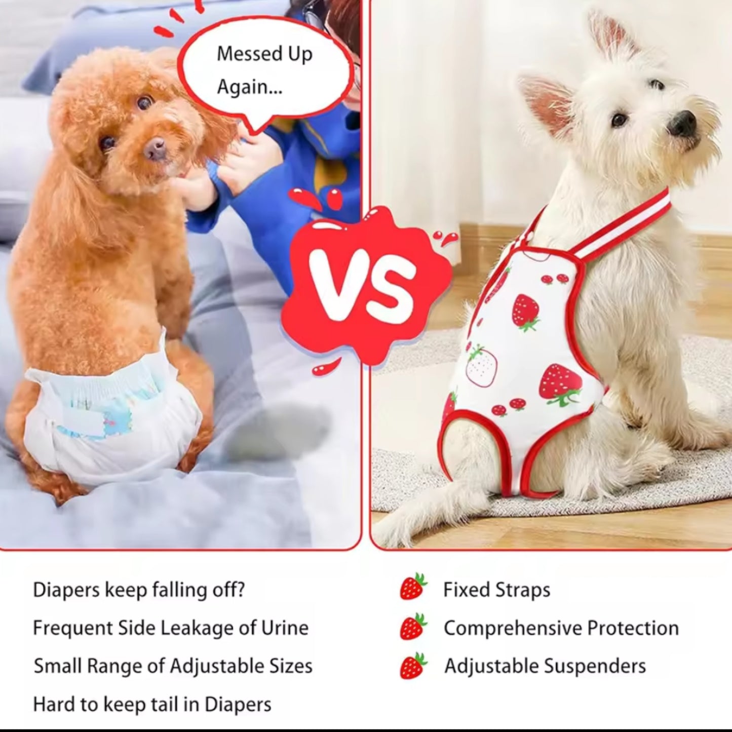 Female Dog physiological pants