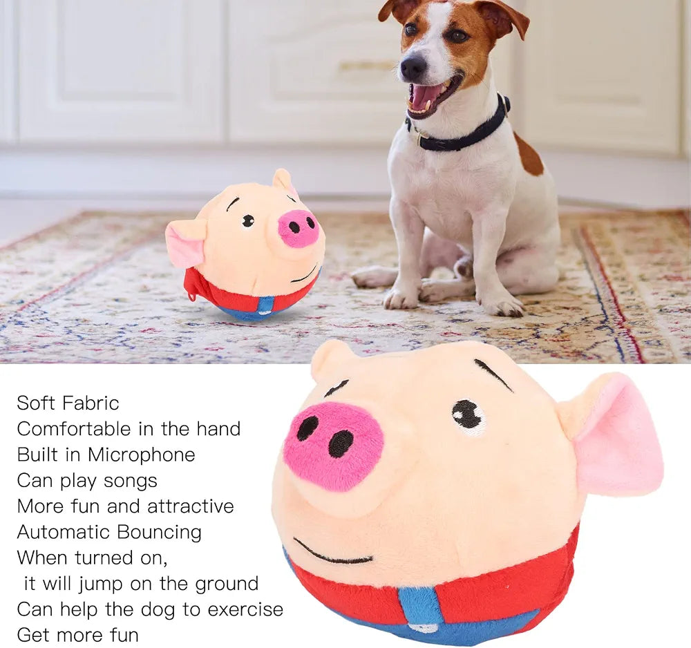 Interactive dog toy pig 🐷
