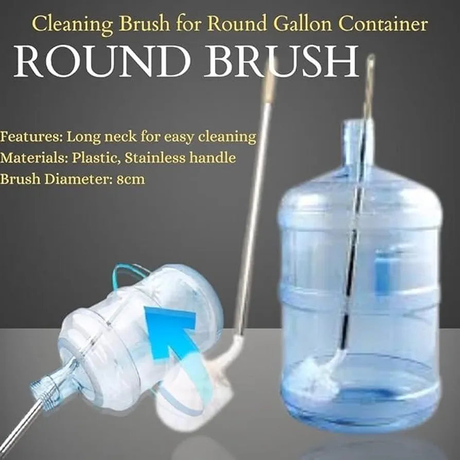 Long handle bucket cleaner brush