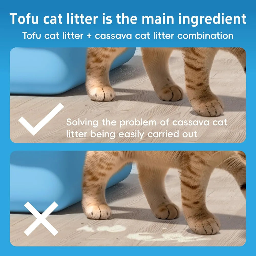 5 in 1 mixed deodorizing cassava cat litter