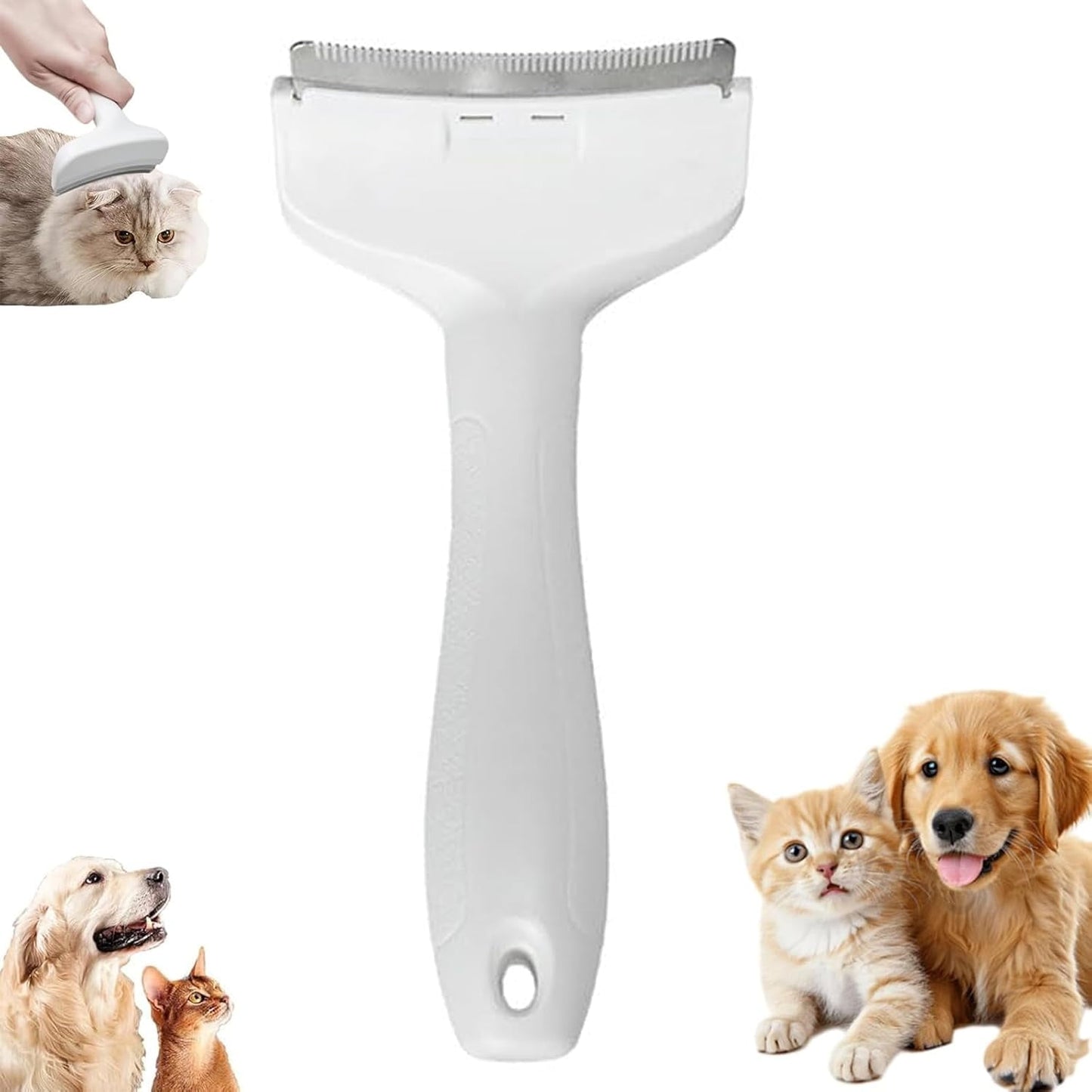 Pet hair comb