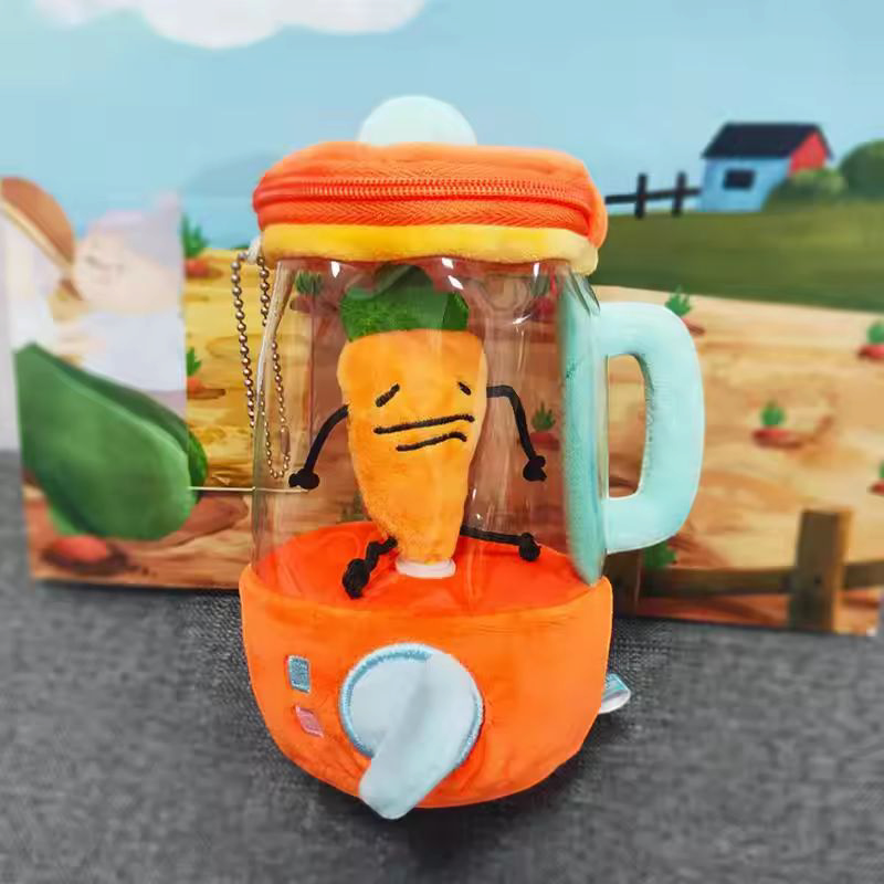 Carrot juicer plush toy