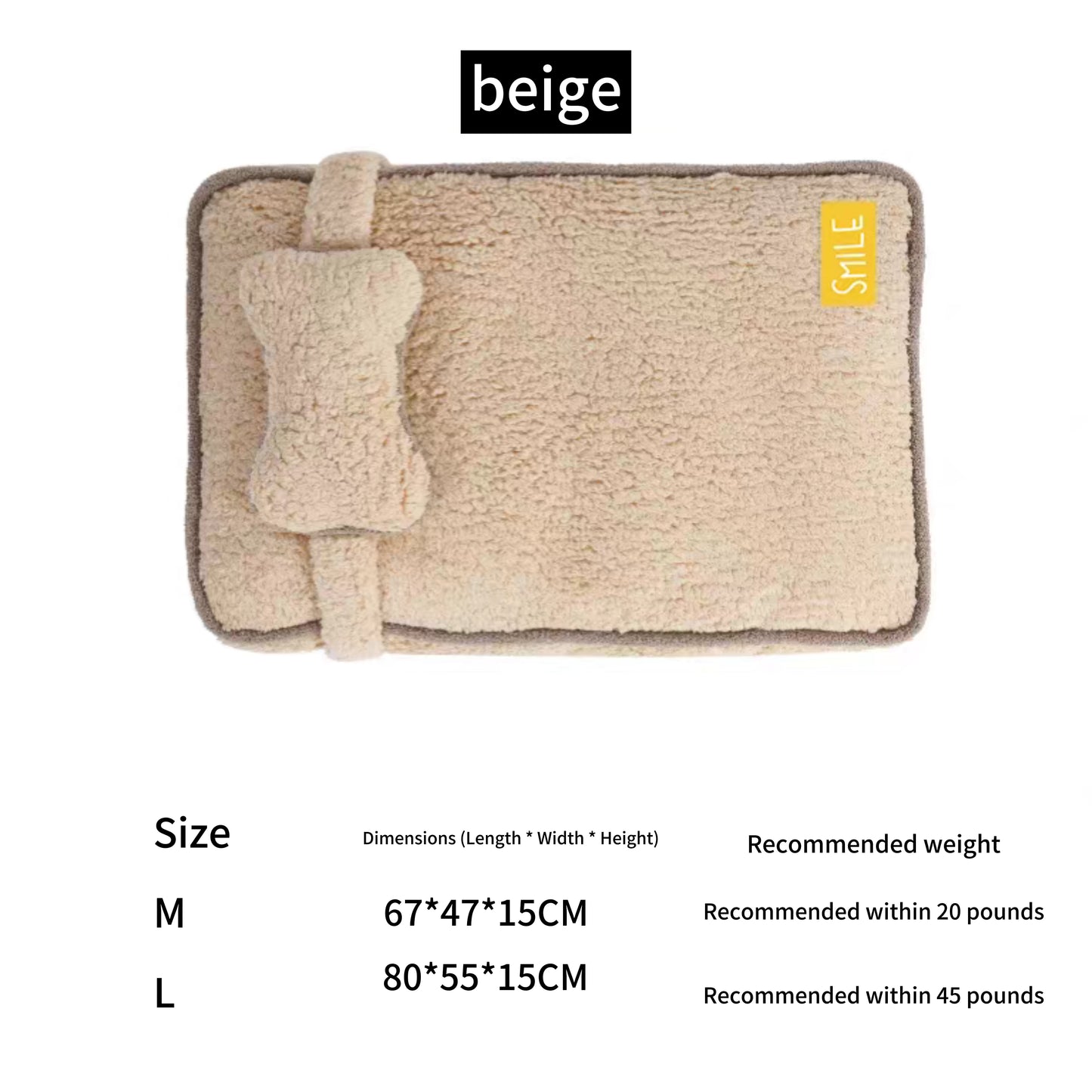 Winter warm dog bed/sofa with pillow