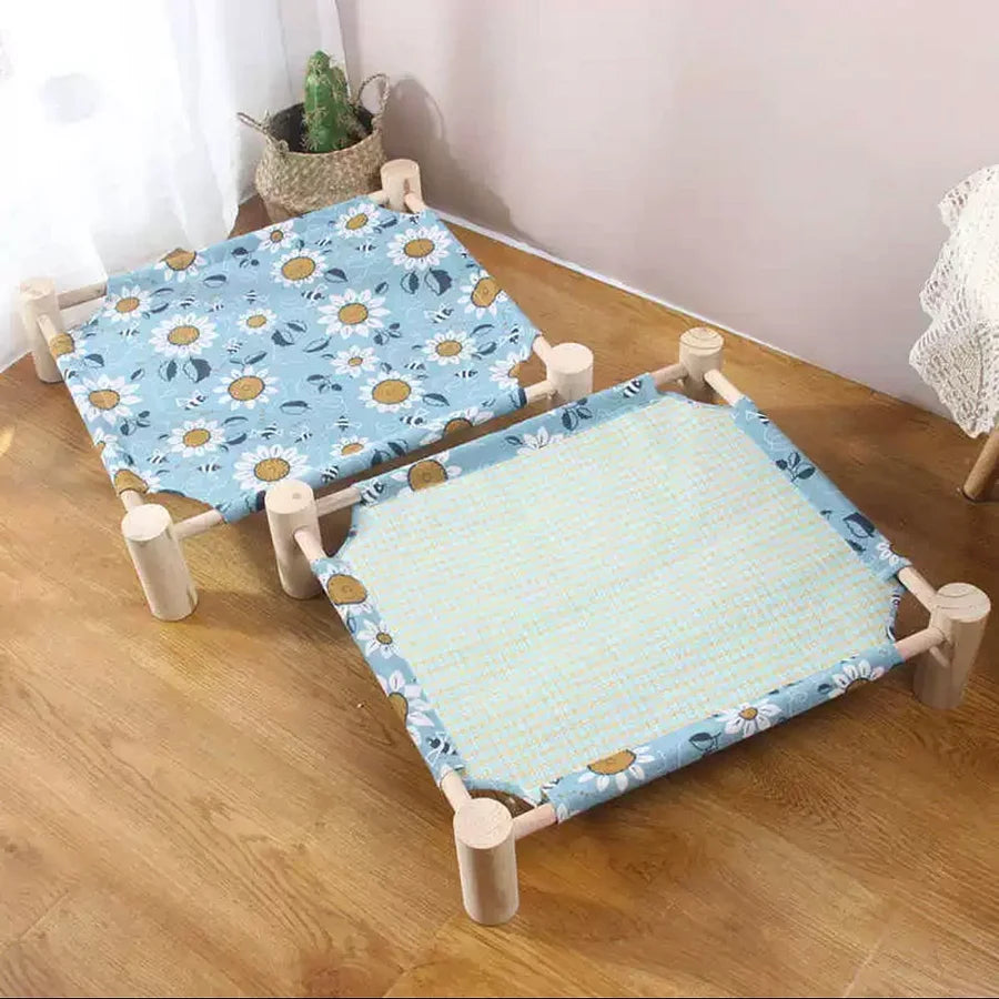 Pet wooden bed