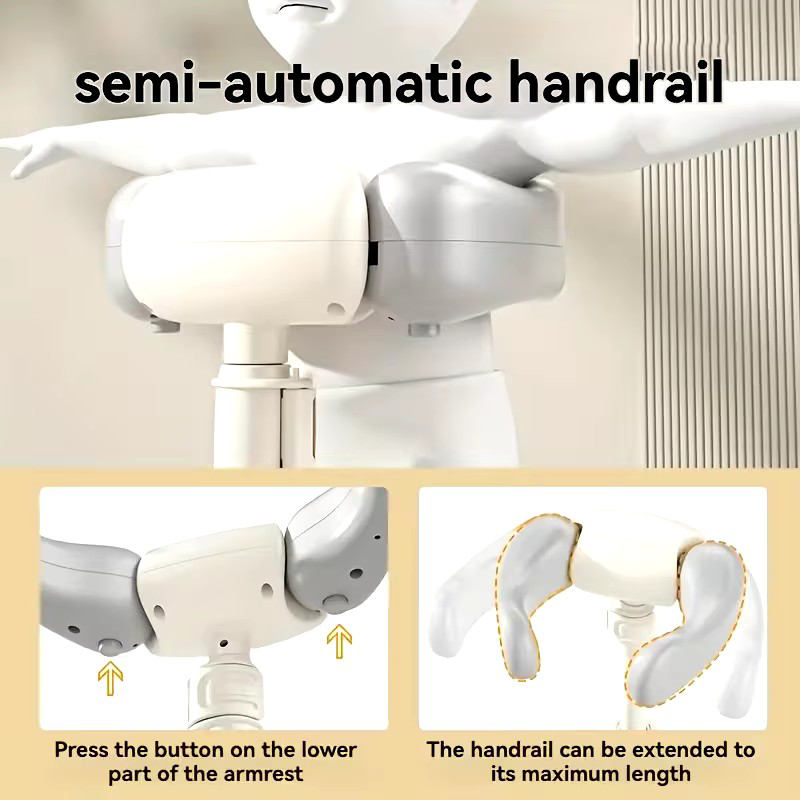 Foldable Bath Stand With Non-Slip Handles