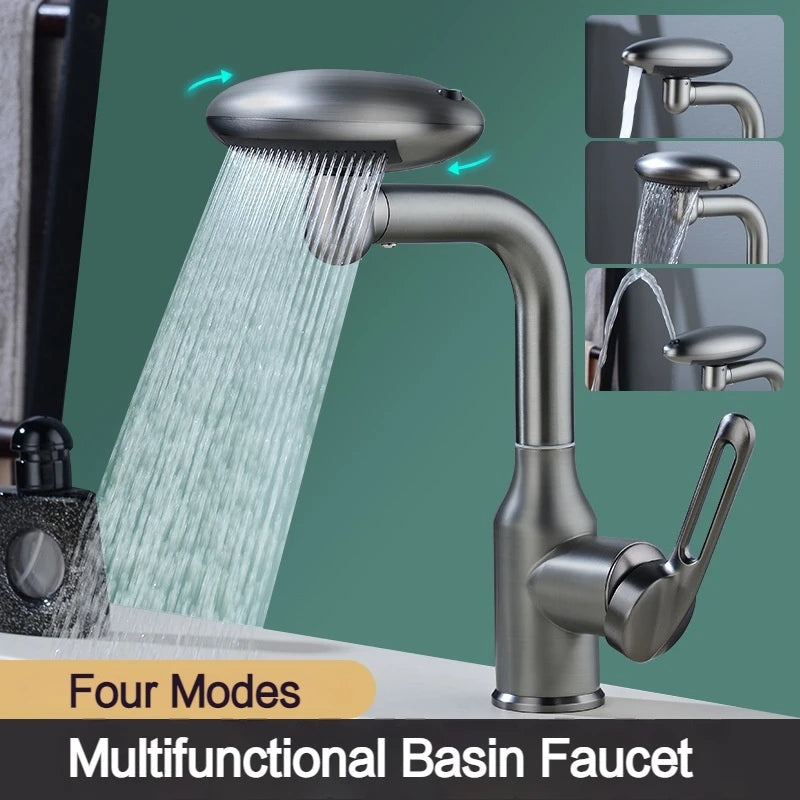 Multifunctional Waterfall Basin Faucet