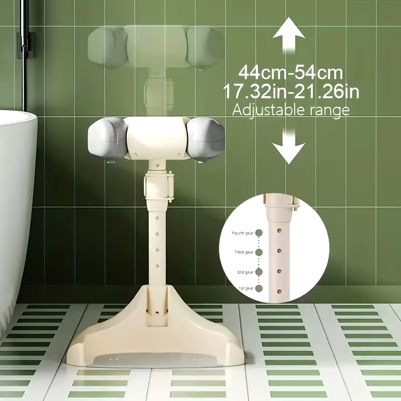 Foldable Bath Stand With Non-Slip Handles