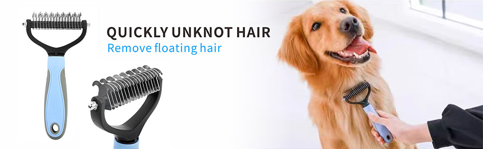 Pet grooming brush