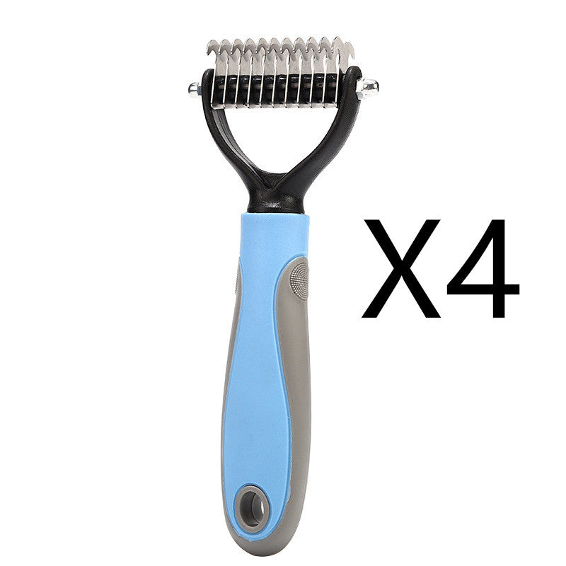 Pet grooming brush