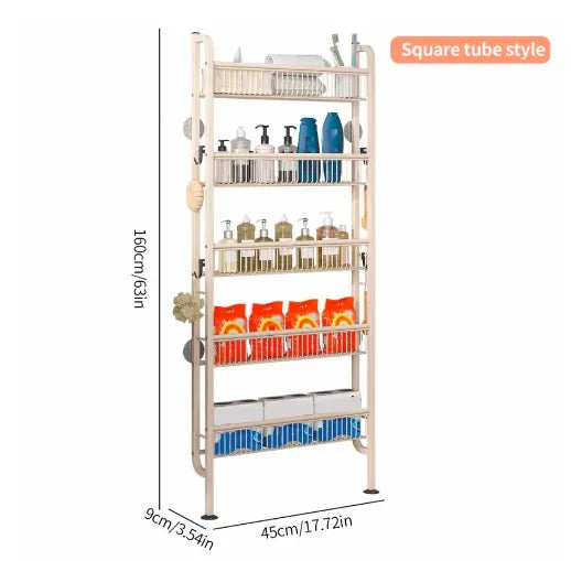 Kitchen Refrigerator Side Storage Rack