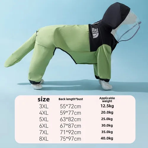 Waterproof rain coat