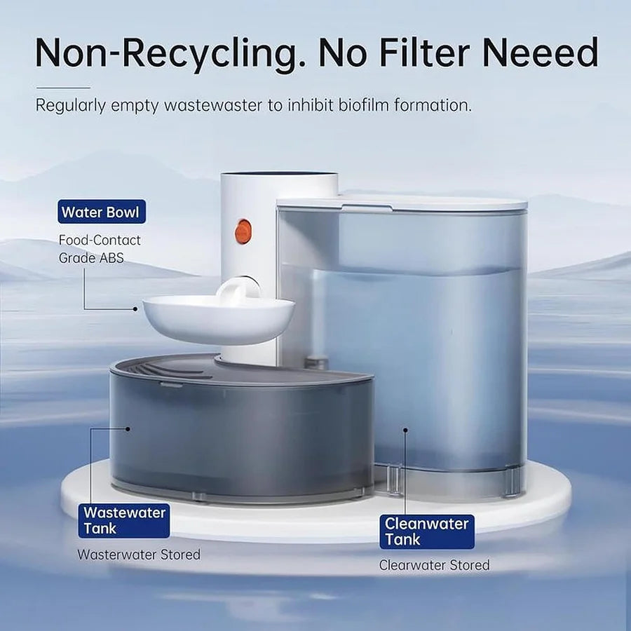 Cat water filter fountain