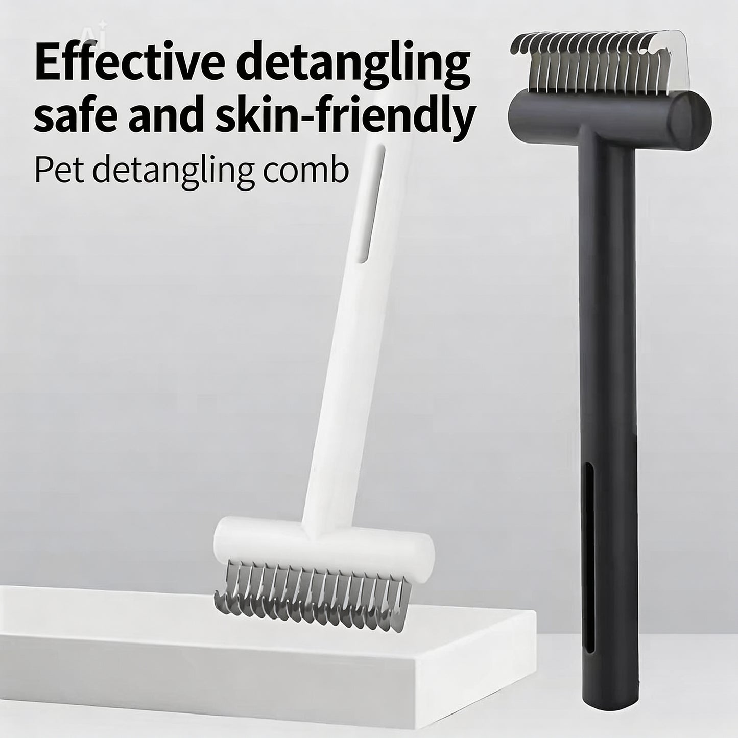 Pet detangling comb